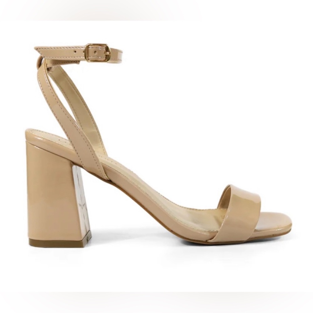 EUC LADY PAULINA 22701 Beige, Tan Ankle Strap Sandals size 8.5